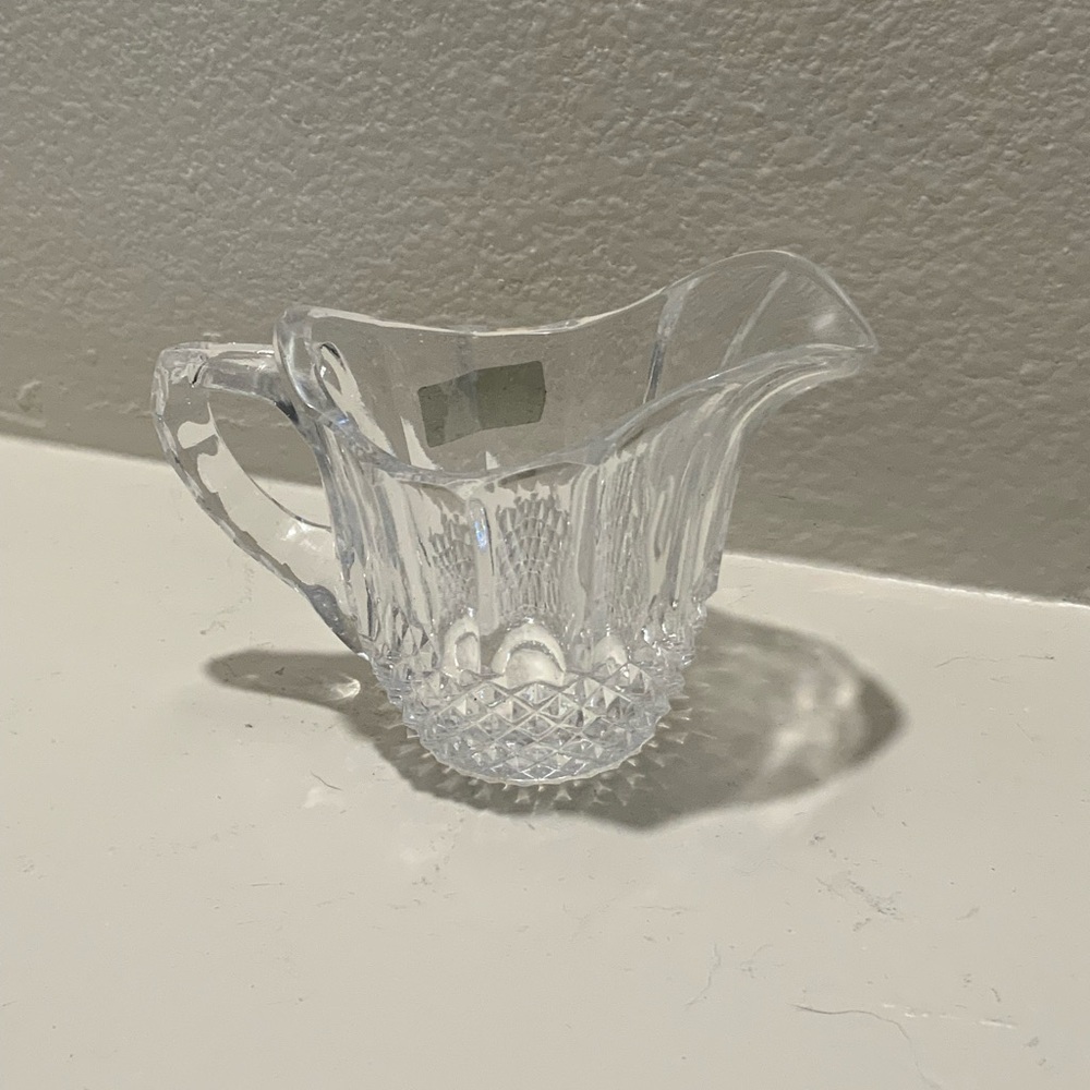 Vintage Crystal Creamer & Sugar Set - Lead Crystal with Original Box - Picture 4 of 10